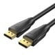 HD DisplayPort 1.4 8K kabelis 3 m ventiliacijos HCDBI (juodas)