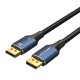 HD DisplayPort 8K kabelis 5 m ventiliacijos HCELJ (mėlynas)