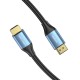 HDMI 4K HD 5 m kabelio ventiliacija ALHSJ (mėlyna)