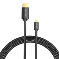 HDMI-D Male to HDMI-A Male 4K HD Cable 2m Vention AGIBH (Black)