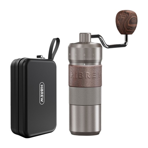 HiBREW G4B manual coffee grinder with adjustable grind. HiBREW G4B manual coffee grinder with adjustable grind.