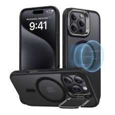 Hybrid Case (HaloLock) ESR with stand for iPhone 16 Pro (black)