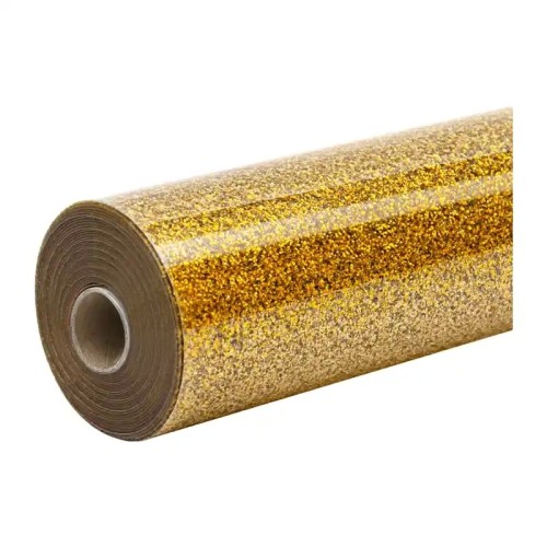 HTVRONT Glitter Heat Transfer Film, 30.5 cm x 90 cm (gold) HTVRONT Glitter Heat Transfer Film, 30.5 cm x 90 cm (gold)