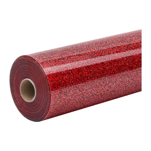 HTVRONT blizgučių pernešimo plėvelė, 30.5 cm x 90 cm (raudona) HTVRONT blizgučių pernešimo plėvelė, 30.5 cm x 90 cm (raudona)