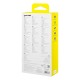 Hub 10in1 Baseus Metal Gleam II Series, USB-C iki 1xHDMI, USB-A (10Gbps), USC-C, 2xUSB-A, Ethernet RJ45, SD/TF kortelė, mini lizdas 3.5 mm, USB-C(PD)