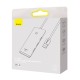 Hub 4in1 Baseus Lite Series USB to 4x USB 3.0 1m (white)