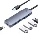 Hub 4in1 Baseus UltraJoy Lite 15cm USB-A to 4x USB 3.0 + USB-C 5V (grey) Hub 4in1 Baseus UltraJoy Lite 15cm USB-A to 4x USB 3.0 + USB-C 5V (grey)