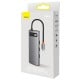 Hub 8w1 Baseus StarJoy Metal Glam Series, USB-C do HDMI + 3 x USB 3.0 + USB-C PD + RJ45 + SD/TF