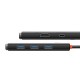 HUB Baseus Lite serijos 5 prievadų USB-C prie HDMI+USB3.0x3+PD (juoda)