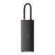 HUB Baseus Lite serijos 5 prievadų USB-C prie HDMI+USB3.0x3+PD (juoda)