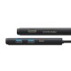 Hub Baseus OS Lite 6 prievadų (C tipo iki HDMI+USB3.0*2+PD+SD/TF) (juodas