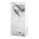 Hub Baseus UltraJoy Series Lite 4 prievadų (USB į USB 3.0*3+RJ45*1+USB-C 5V) (pilka)