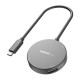 Hub Dudao A15B 4w1, USB 3.0 + 3x USB 2.0 į USB-C (pilka)