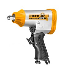 Air impact wrench INGCO AIW12312, 1.2'' with a socket set