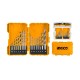 Metal, masonry and wood drill bits set INGCO AKDL11601, 16 pcs