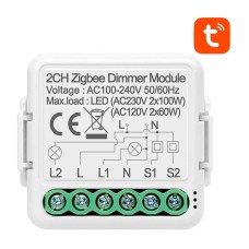 Išmanusis pritemdymo jungiklio modulis ZigBee Avatto N-ZDMS01-2 TUYA