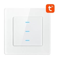 Išmanusis šviesos jungiklis WiFi Avatto N-TS10-W3 3 krypčių TUYA (balta)