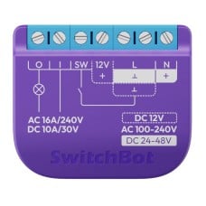 Intelligent SwitchBot Relay Switch 1 with voltage-free contact