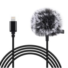 Jack Puluz tie microphone with clip PU426 1.5m 3.5mm Lightning