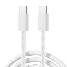 Joyroom S-A45 USB-C į USB-C laidas, 60 W, pintas, 1 m (baltas)