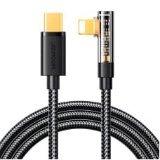 Kabel USB-C do Lightning Joyroom S-CL020A6 1.2m, 20W, kątowy (czarny)