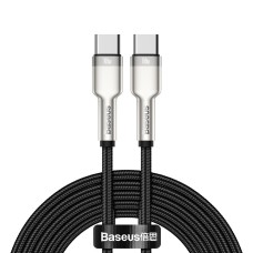 Baseus Cafule USB-C – USB-C laidas 100W 2m – Juodas