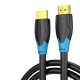 Kabelis HDMI ventiliacija AACBE 0.75 m (juodas)