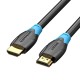 Kabelis HDMI ventiliacija AACBH 2m (juodas)