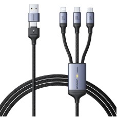 Cable Speedy  USB Joyroom SA21-2T3, 6 in 1/ 100W/Cable 1.5m (black)