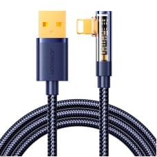 Kampinis kabelis prie USB-A / Lightning / 1.2 m Joyroom S-UL012A6 (mėlynas)