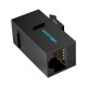 Keystone connector Coupler Cat.6 UTP Vention IPGB0 - black