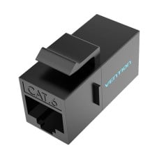 Keystone jungtis Coupler Cat.6 UTP Vention IPGB0 - juoda