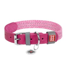 Classic Dog collar Waudog size L pink
