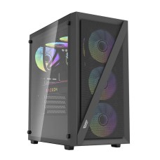 Kompiuterio dėklas Darkflash DK 260 Air Mesh (juodas)