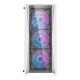 Computer Case Darkflash DK352 Plus  with 4 fans (Black & White)