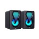 Kompiuterio garsiakalbiai Havit SK210mini PRO 2.0 RGB (juoda)