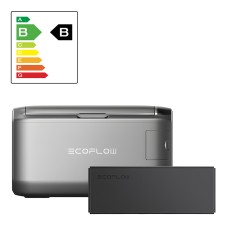Komplektas: nešiojamas šaldytuvas EcoFlow Glacier 35 l talpos + 298 Wh baterija