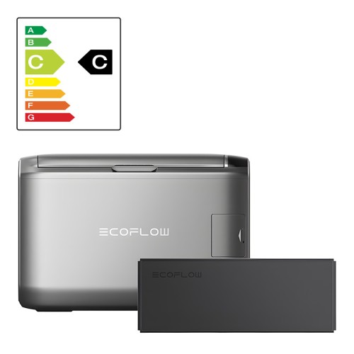 Komplektas: nešiojamas šaldytuvas EcoFlow Glacier 45 l talpos + 298 Wh baterija Komplektas: nešiojamas šaldytuvas EcoFlow Glacier 45 l talpos + 298 Wh baterija