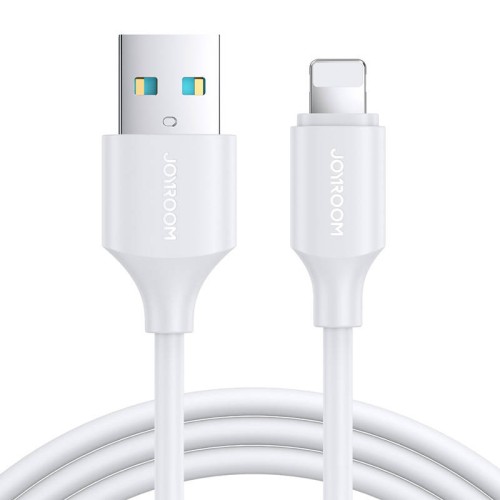 Laidas į USB-A / Lightning / 2.4A / 0.25m Joyroom S-UL012A9 (baltas) Laidas į USB-A / Lightning / 2.4A / 0.25m Joyroom S-UL012A9 (baltas)