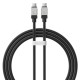 Laidas iš USB-C į USB-C Baseus CoolPlay, 100 W, 1 m (juodas)