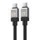 Laidas iš USB-C į USB-C Baseus CoolPlay, 100 W, 1 m (juodas)