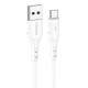 Foneng USB - USB-C kabelis x81 2.1A 1m – Baltas