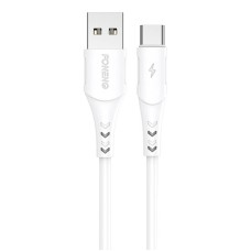 Foneng USB - USB-C kabelis x81 2.1A 1m – Baltas