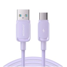 Laidas S-AC027A14 USB į USB C / 3A / 1.2m (violetinis)