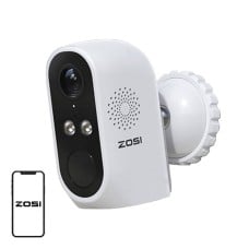 Outdoor IP camera with solar panel ZOSI C1Pro WiFi 3MP IP66