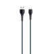 LDNIO LS522 2m USB – mikro USB laidas (pilkai mėlynas)