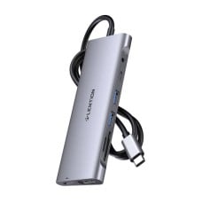 Lention adapteris / HUB 1 m pilkas