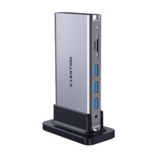 Lention prijungimo stotelė AV USB-C pilka