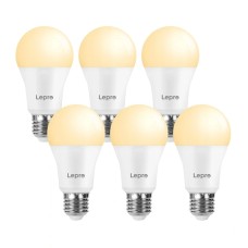 LEPRO 100080-WW-EU-6 E27 A60 13W/100W 1521 lm 2700 K LED lemputė, 6 vnt, pakuotėje