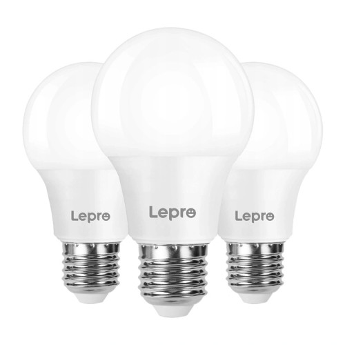 LEPRO 100089-WW-EU-3 LED lemputė, E27, A60, 8.5 W (60 W), 806 lm, 2700 K (šiltai balta), 180°, 3 vnt, pakuotėje LEPRO 100089-WW-EU-3 LED lemputė, E27, A60, 8.5 W (60 W), 806 lm, 2700 K (šiltai balta), 180°, 3 vnt, pakuotėje